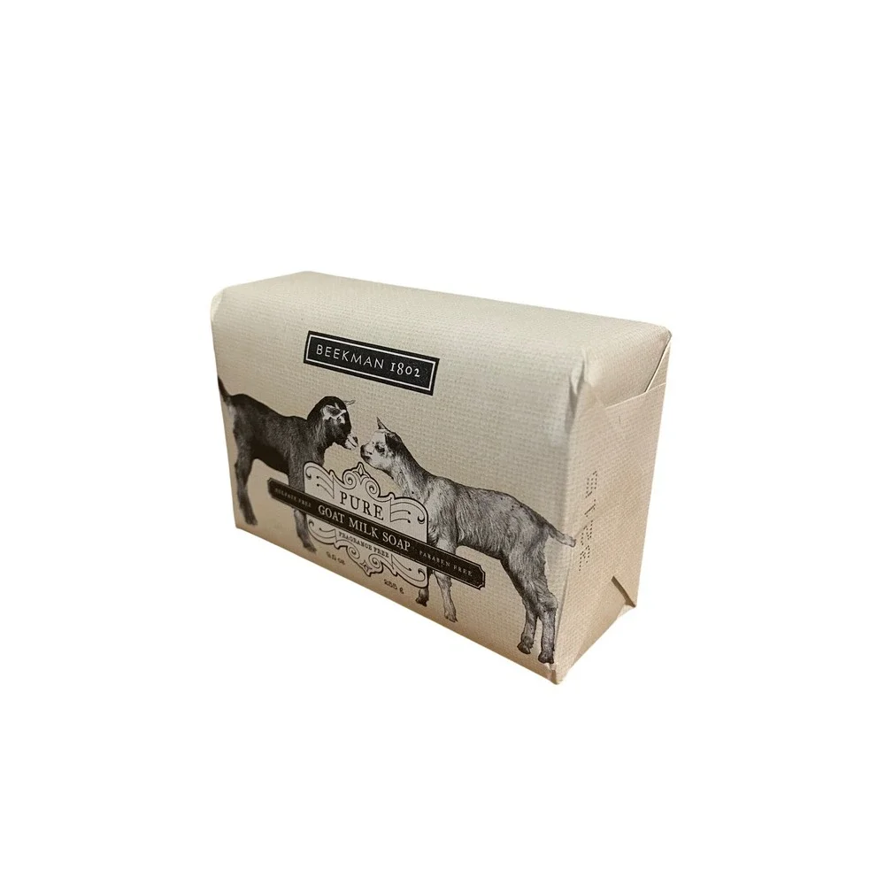 Beekman 1802 Pure Goat Milk Soap Bar 9oz Fragrance Free Sulfate Paraben Free